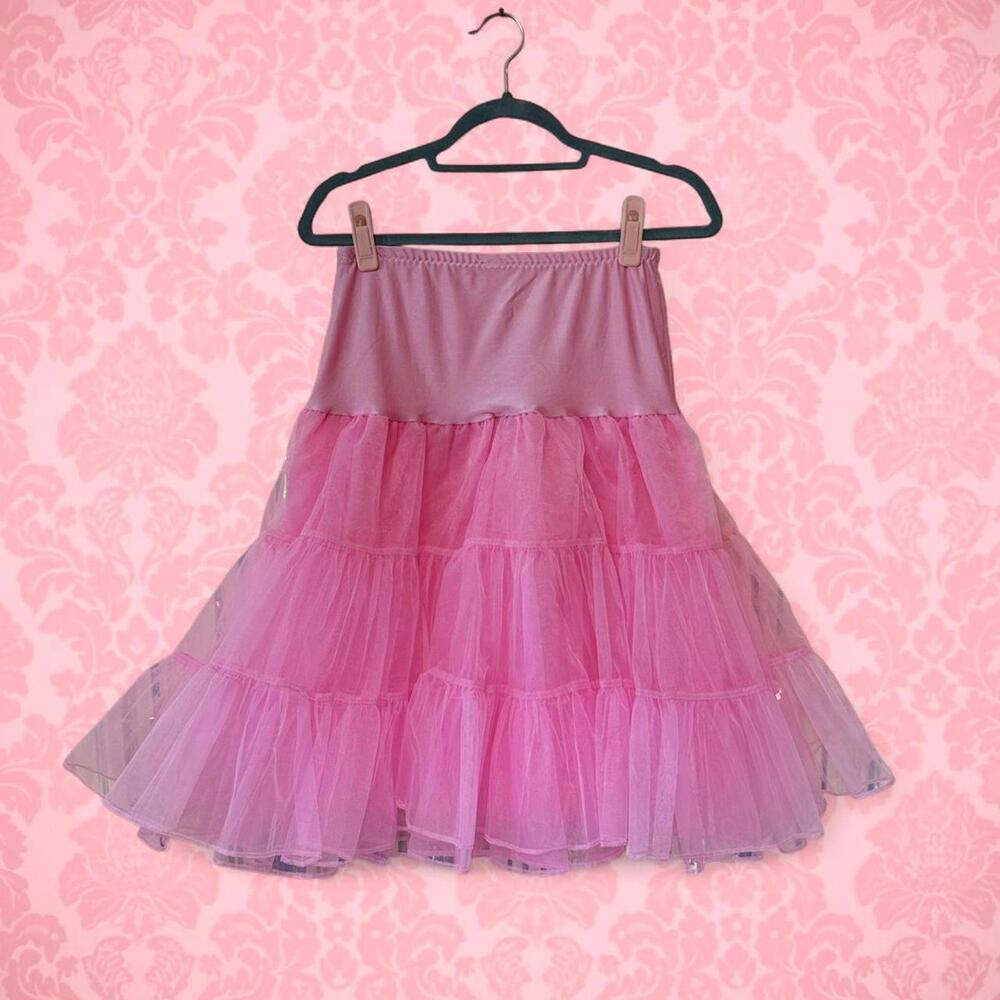 🎀💕 GRACE KARIN PINK TULLE PETTICOAT - BIRTHDAY GIRL ENERGY 💕🎀